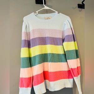 Loft size large striped sweater